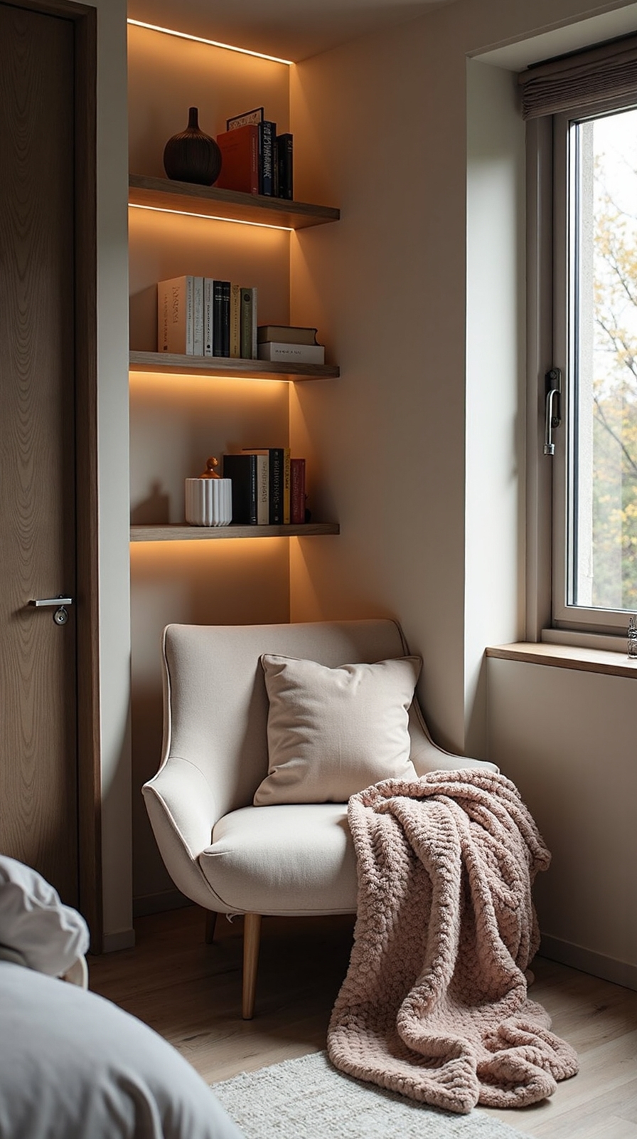 cozy intimate functional sophisticated reading nook
