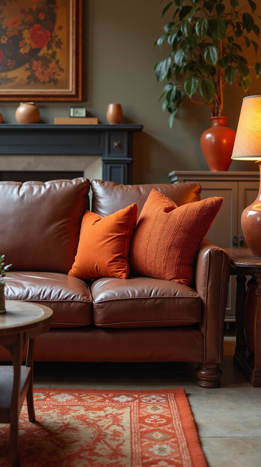 cozy inviting earth inspired warm palette