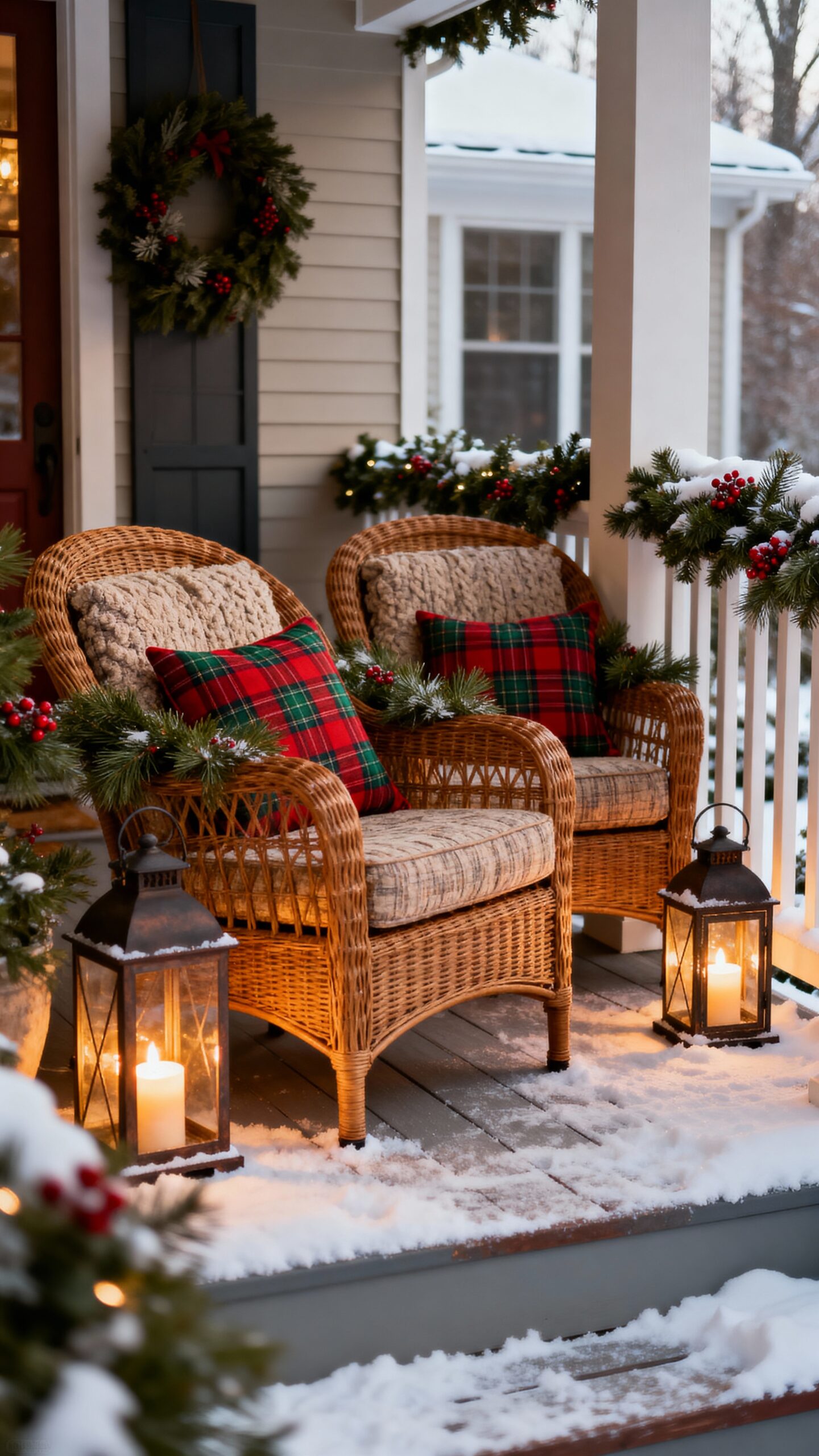 cozy inviting weather resistant outdoor seating