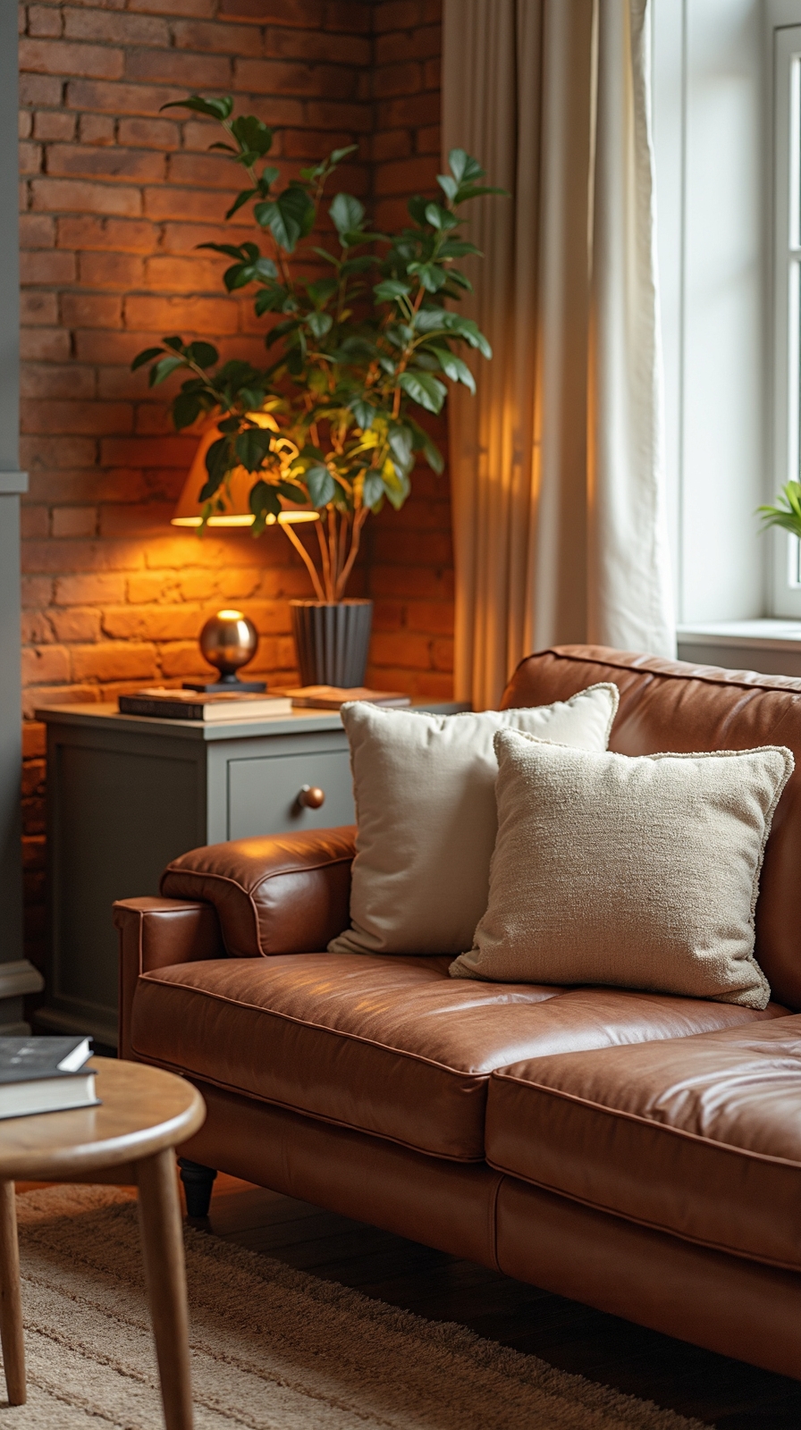 cozy layered adjustable lighting reading nook