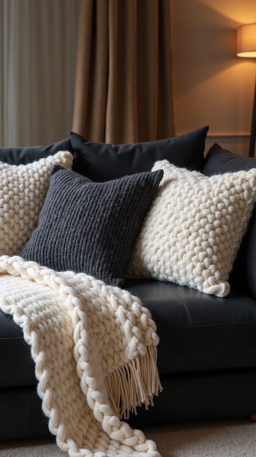 cozy layered inviting relaxing