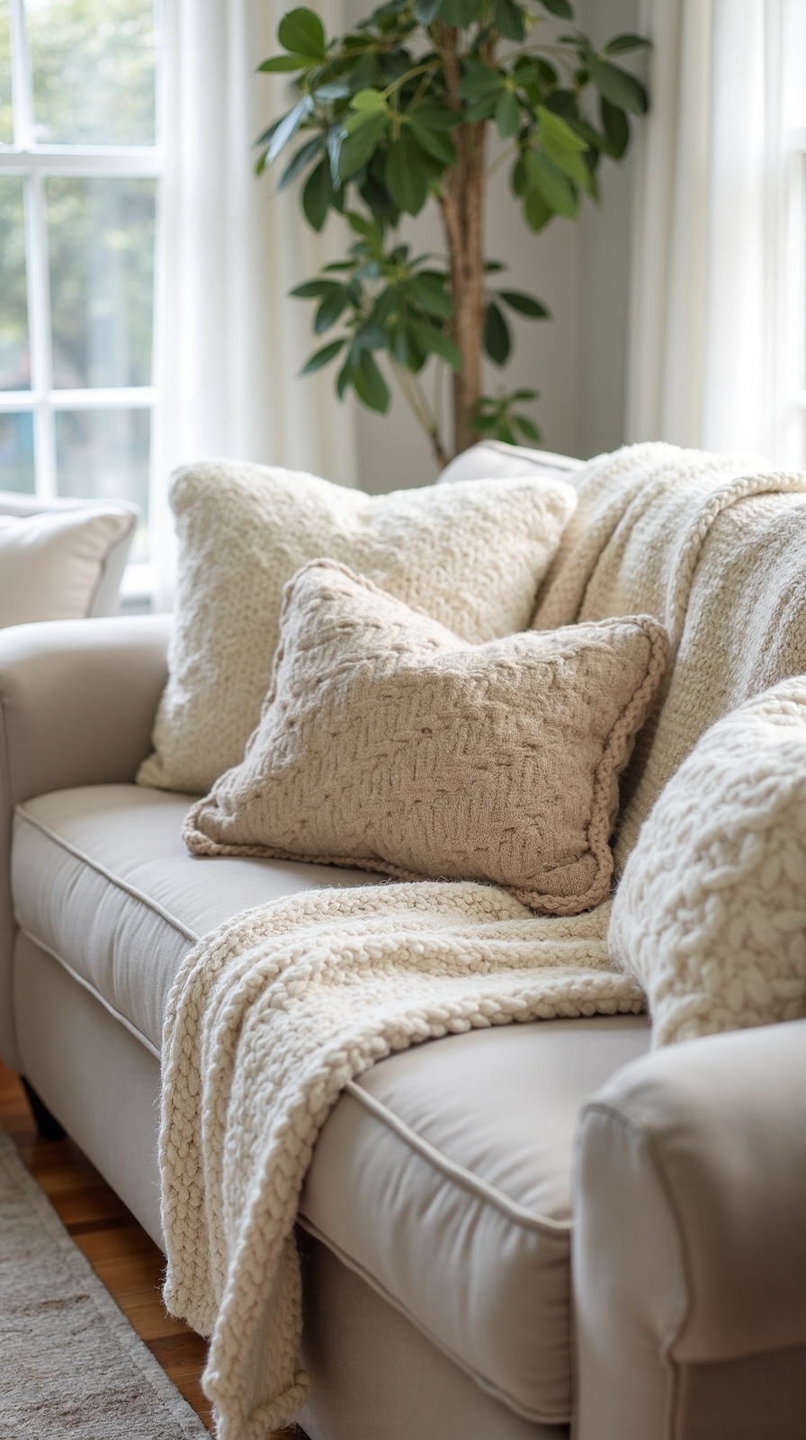 cozy layered neutral inviting