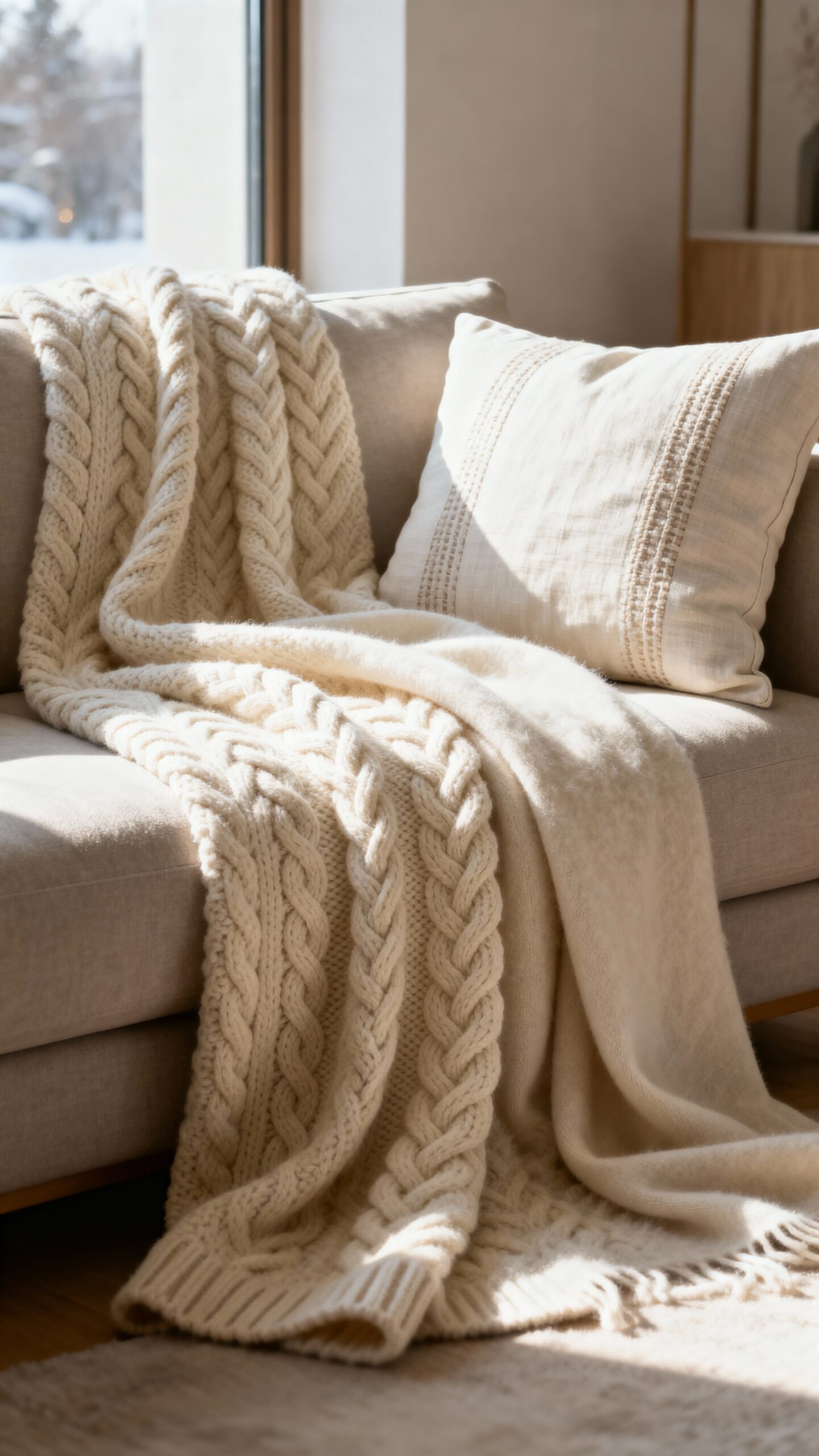 cozy layered textured inviting