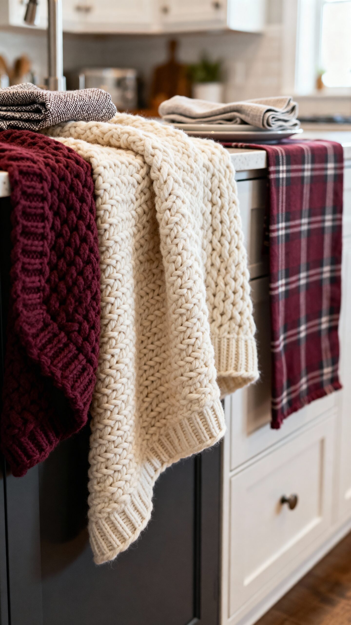 cozy layered textured seasonal