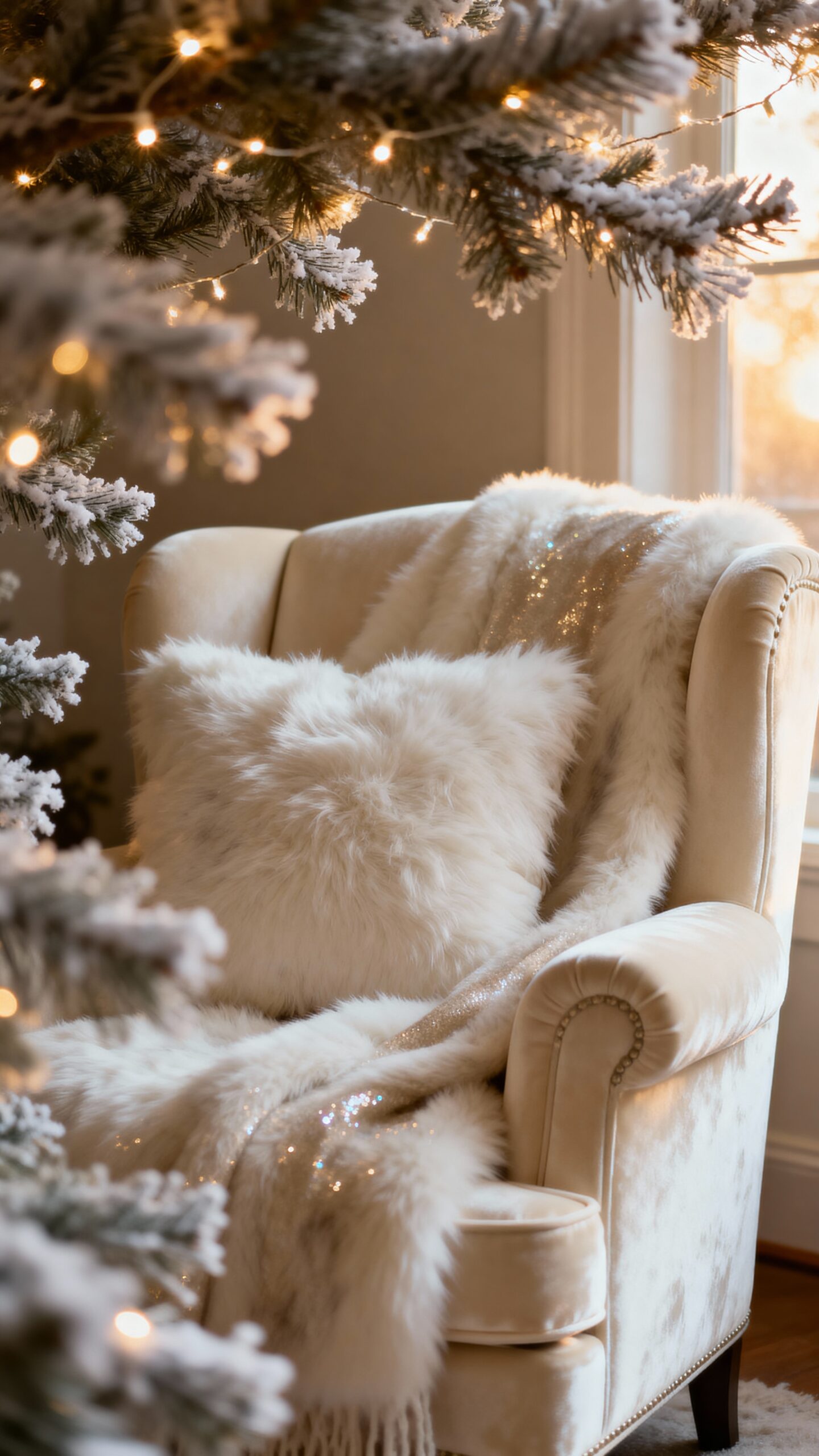 cozy luxurious ethical winter decor