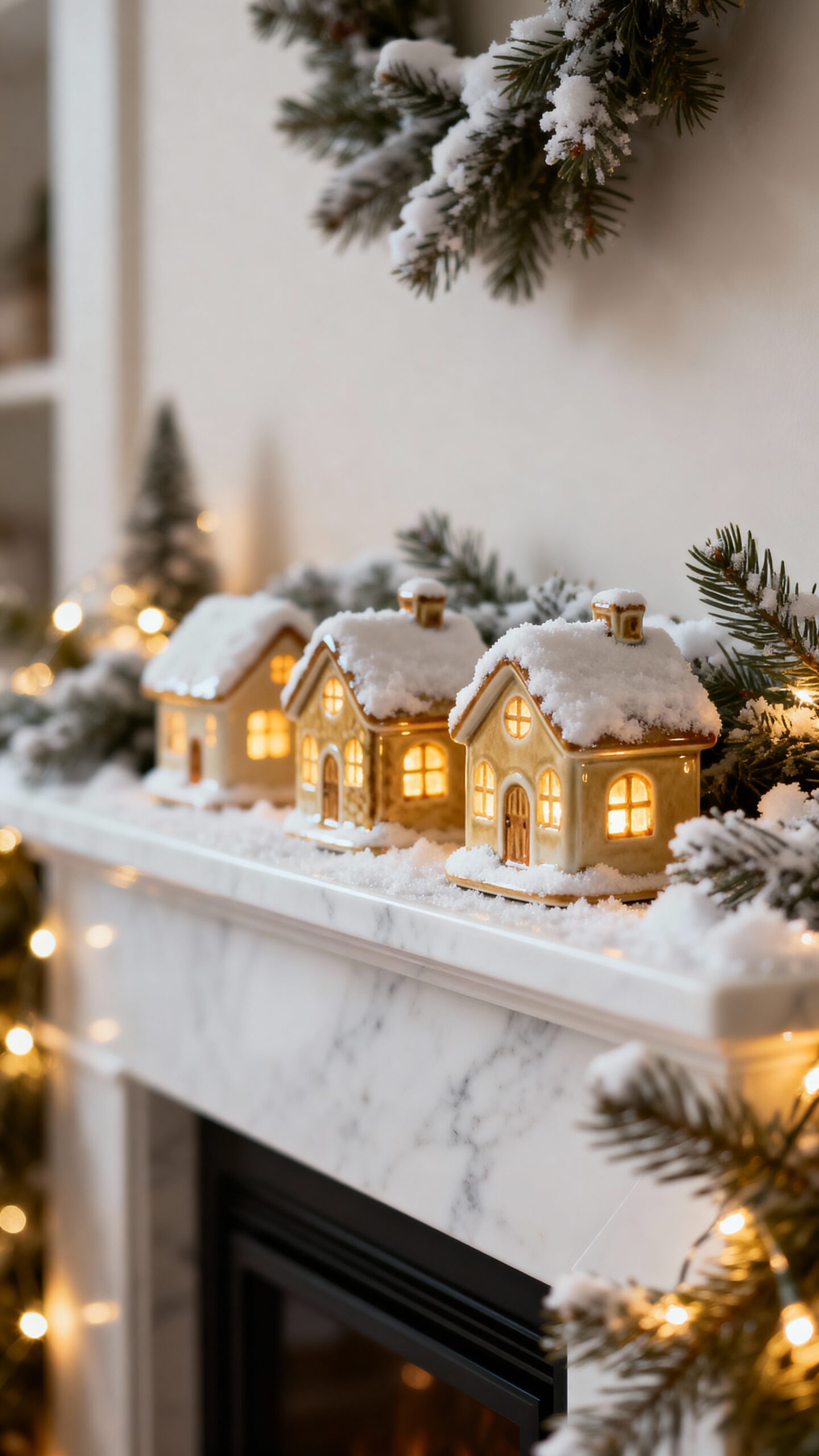 cozy miniature winter wonderland scenes