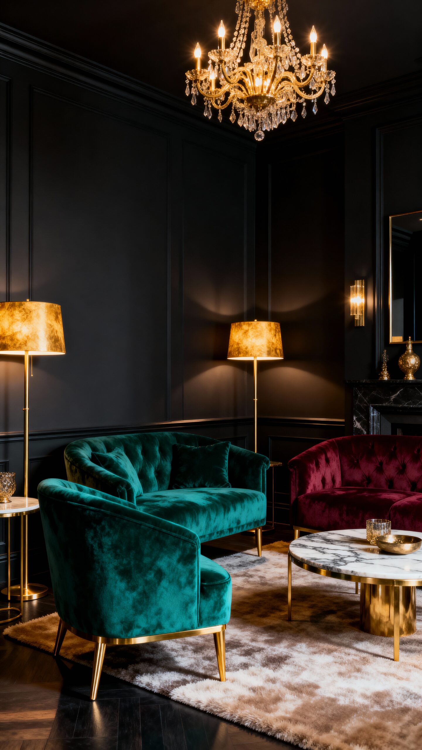 cozy moody living room ideas