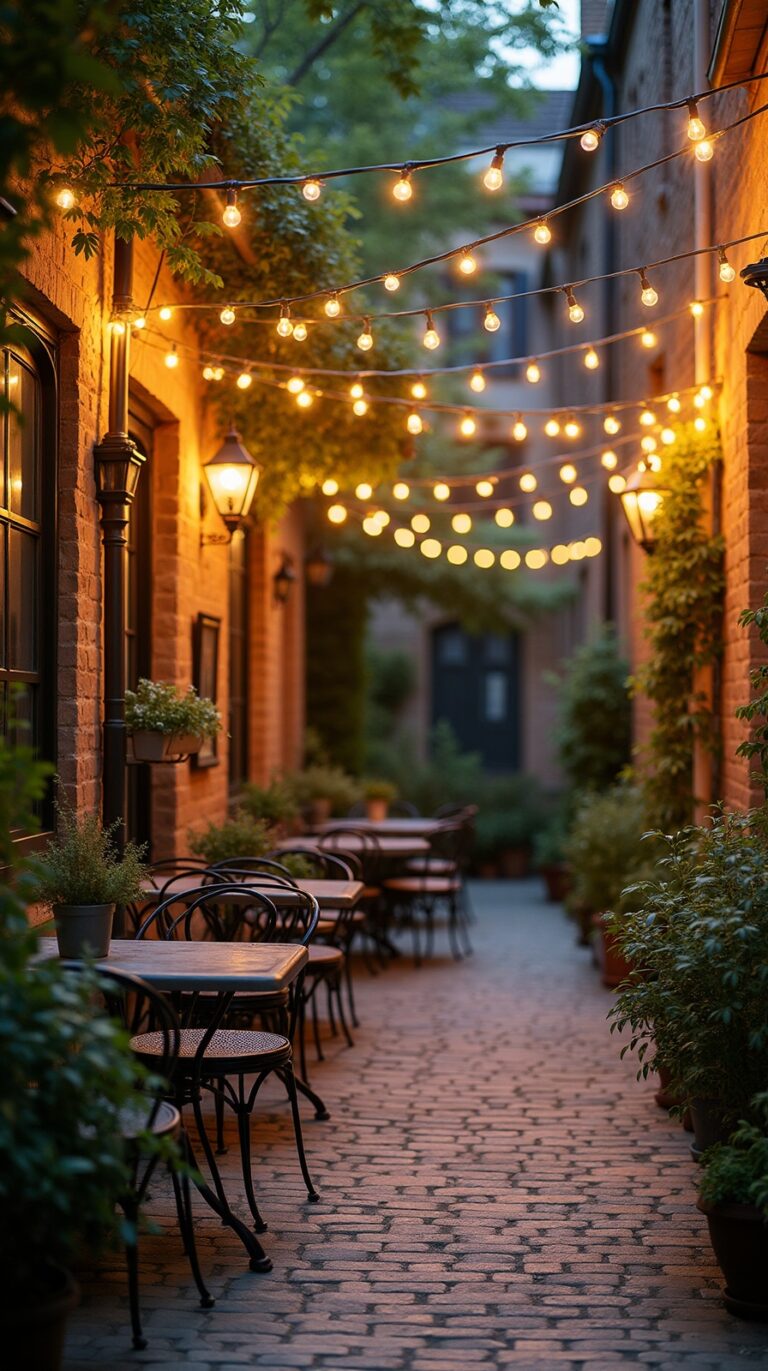 cozy outdoor bistro patio ideas