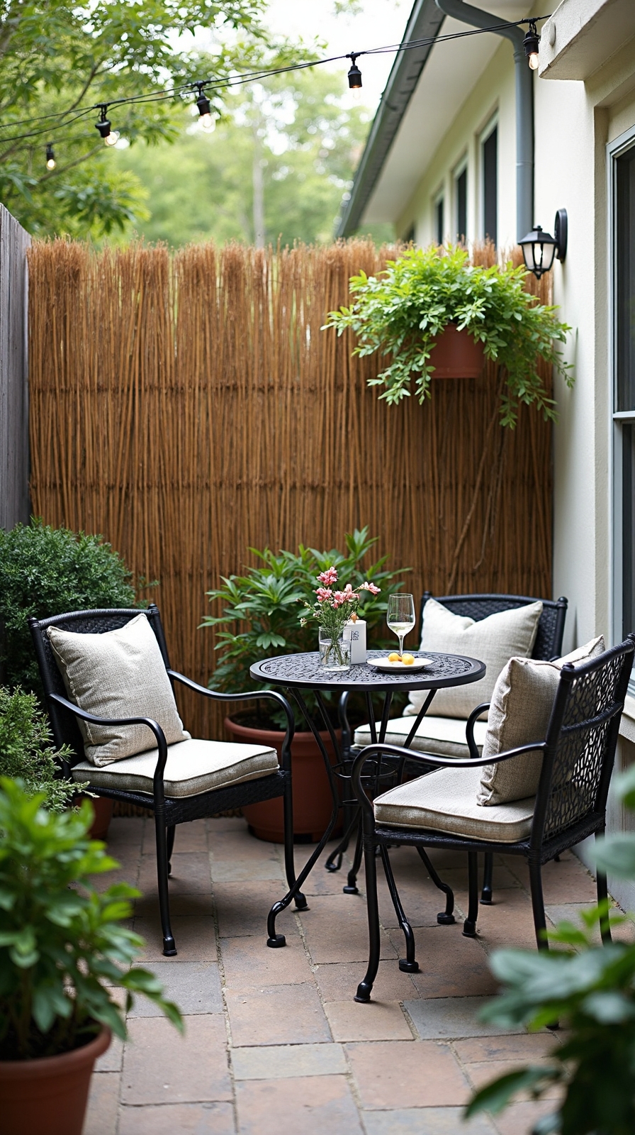 cozy outdoor intimate private bistro sanctuary