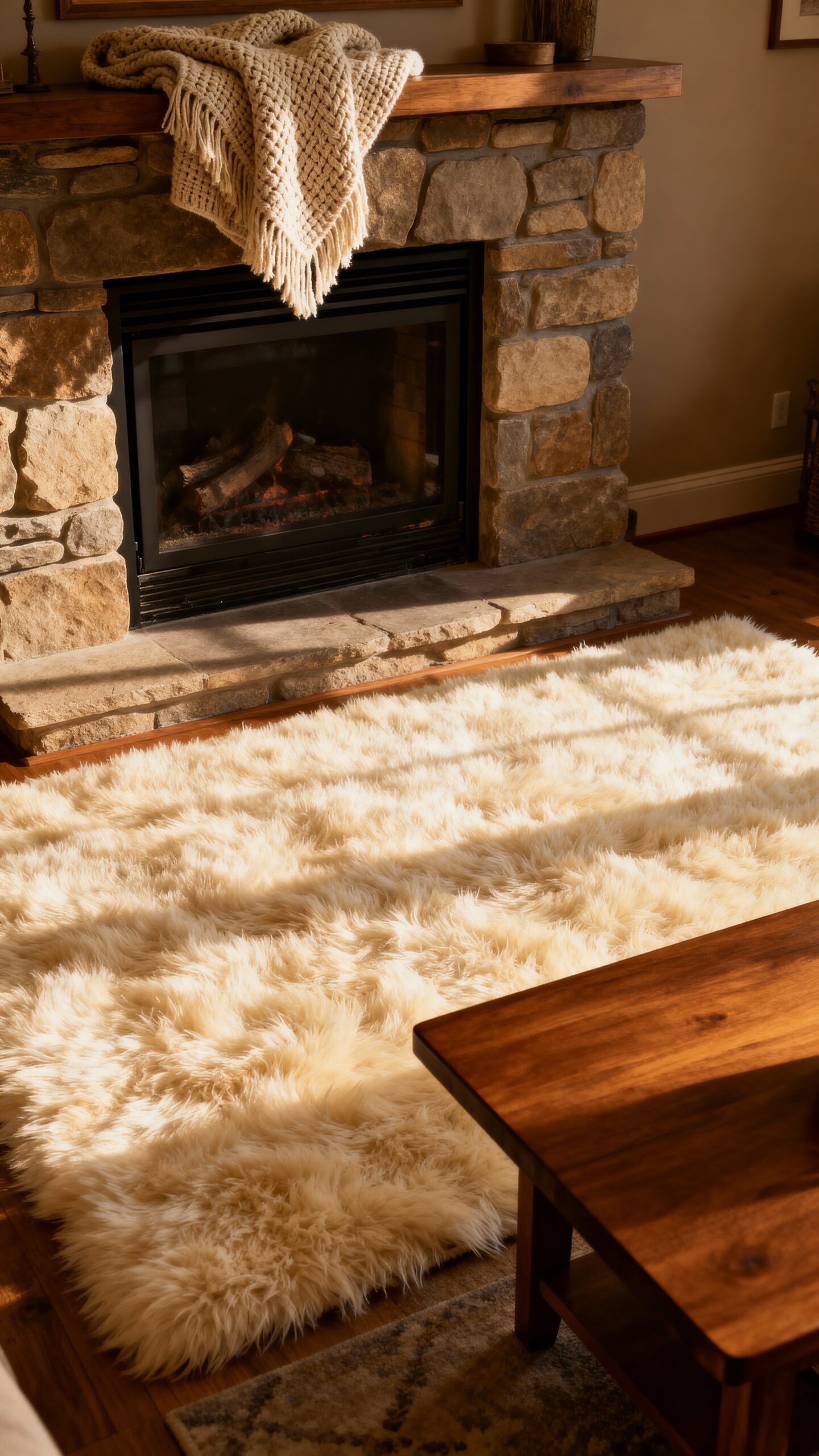 cozy plush inviting transformative