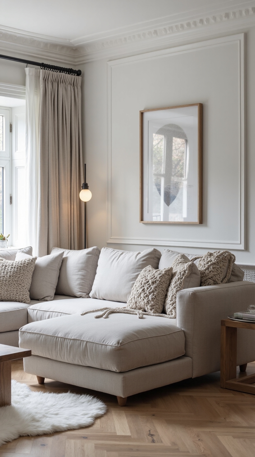 cozy relaxed natural scandinavian