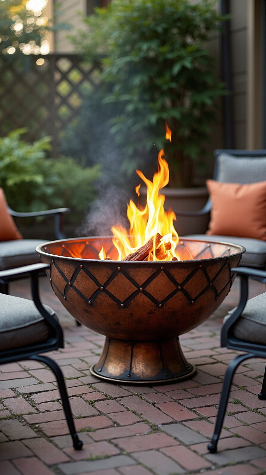 cozy retro outdoor heating elements