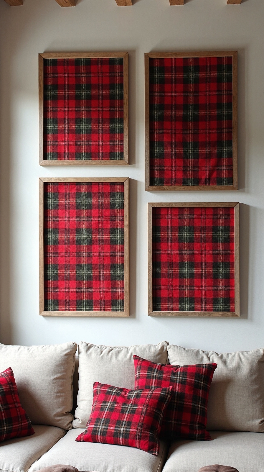 cozy seasonal accent wall treatments