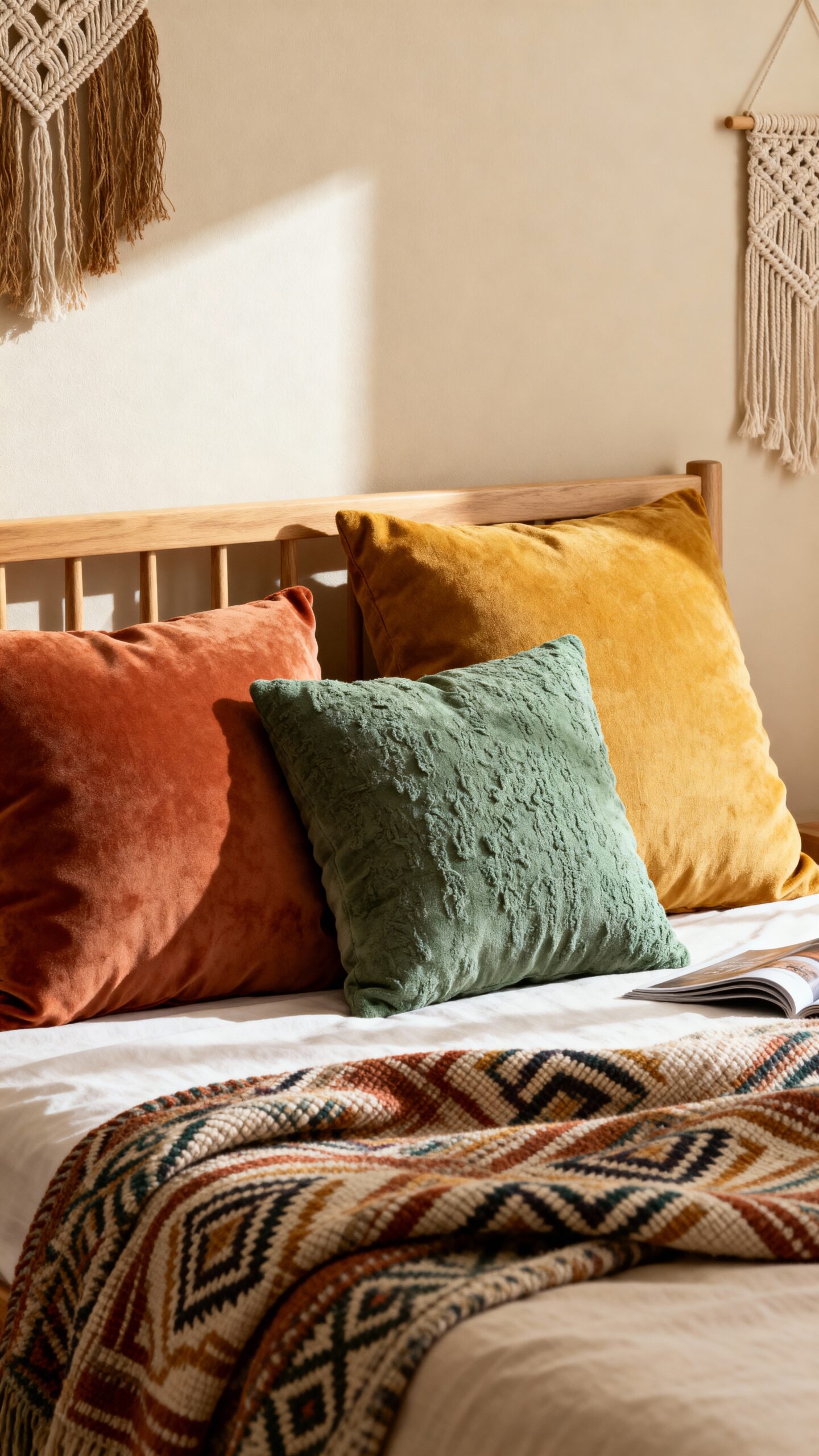 cozy textured earthy bohemian