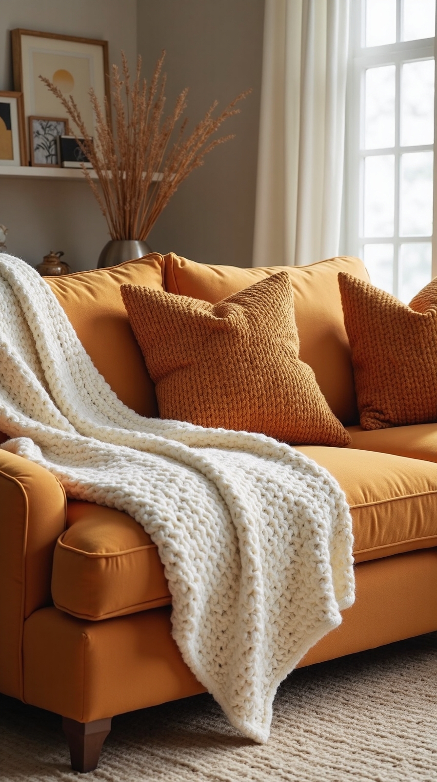 cozy textured layered comfort retreat