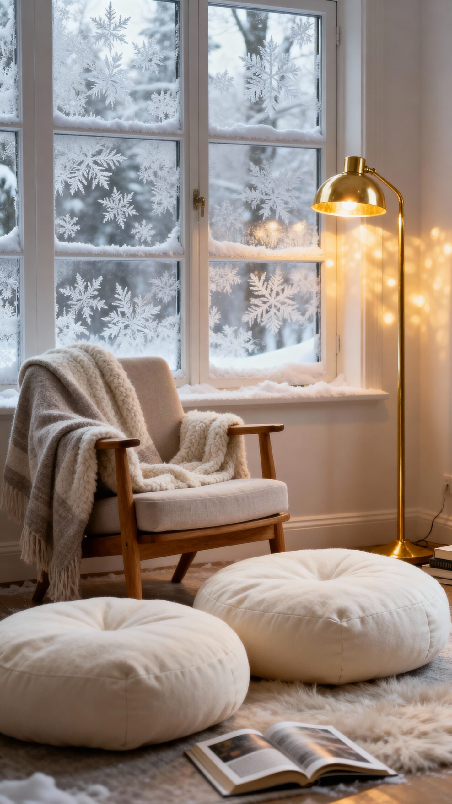 cozy texturized reading nook haven