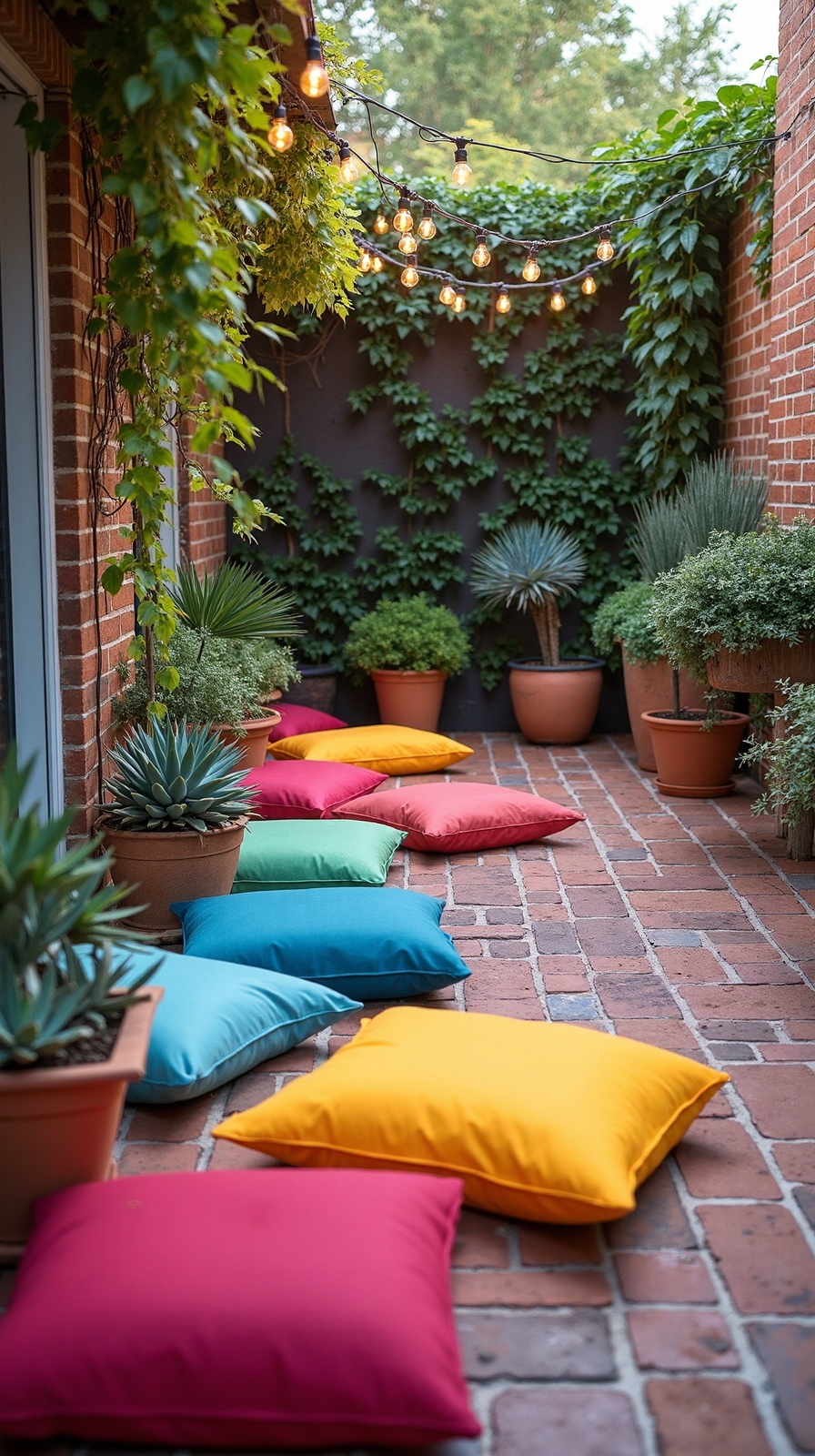 cozy vibrant outdoor seating areas