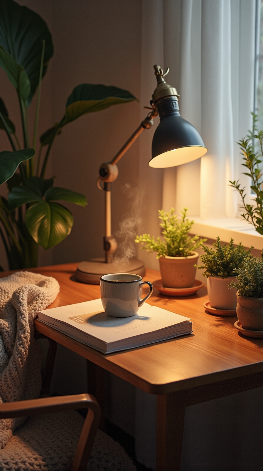 cozy warm inviting home office