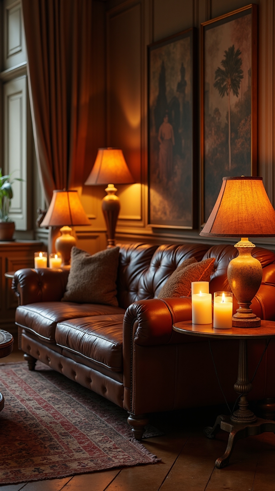 cozy warm inviting living room