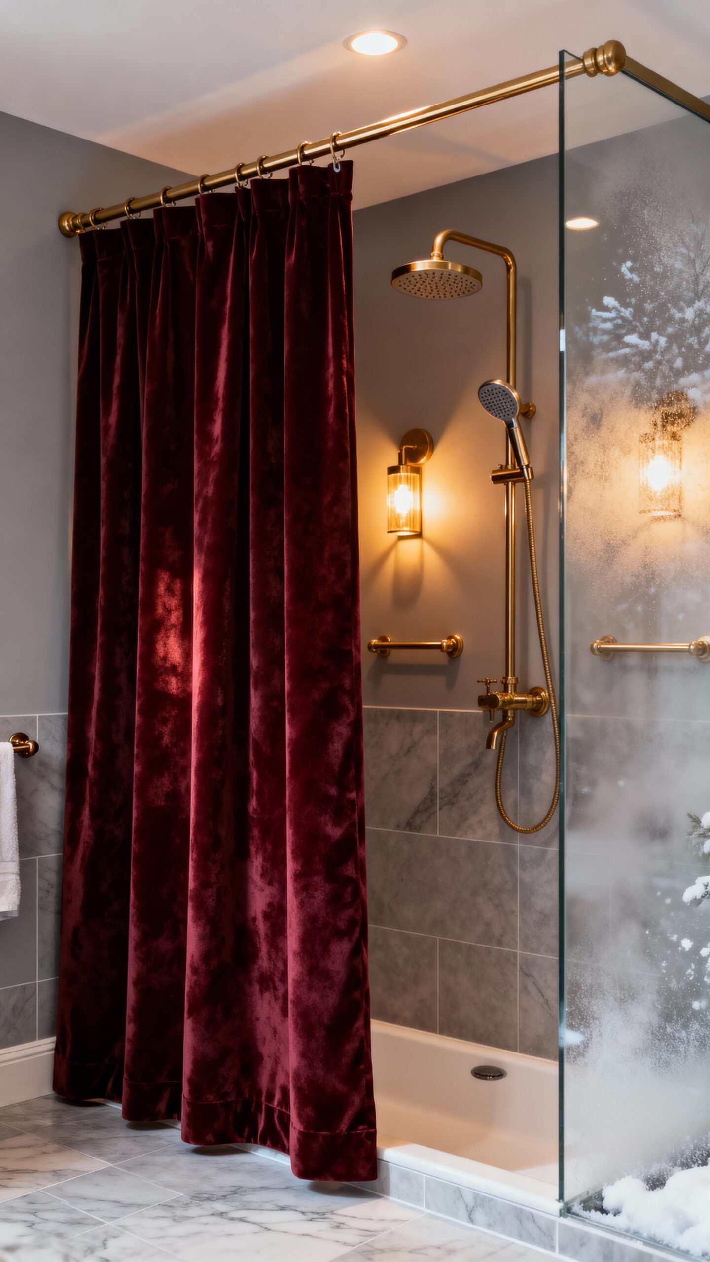 cozy winter bathroom upgrade