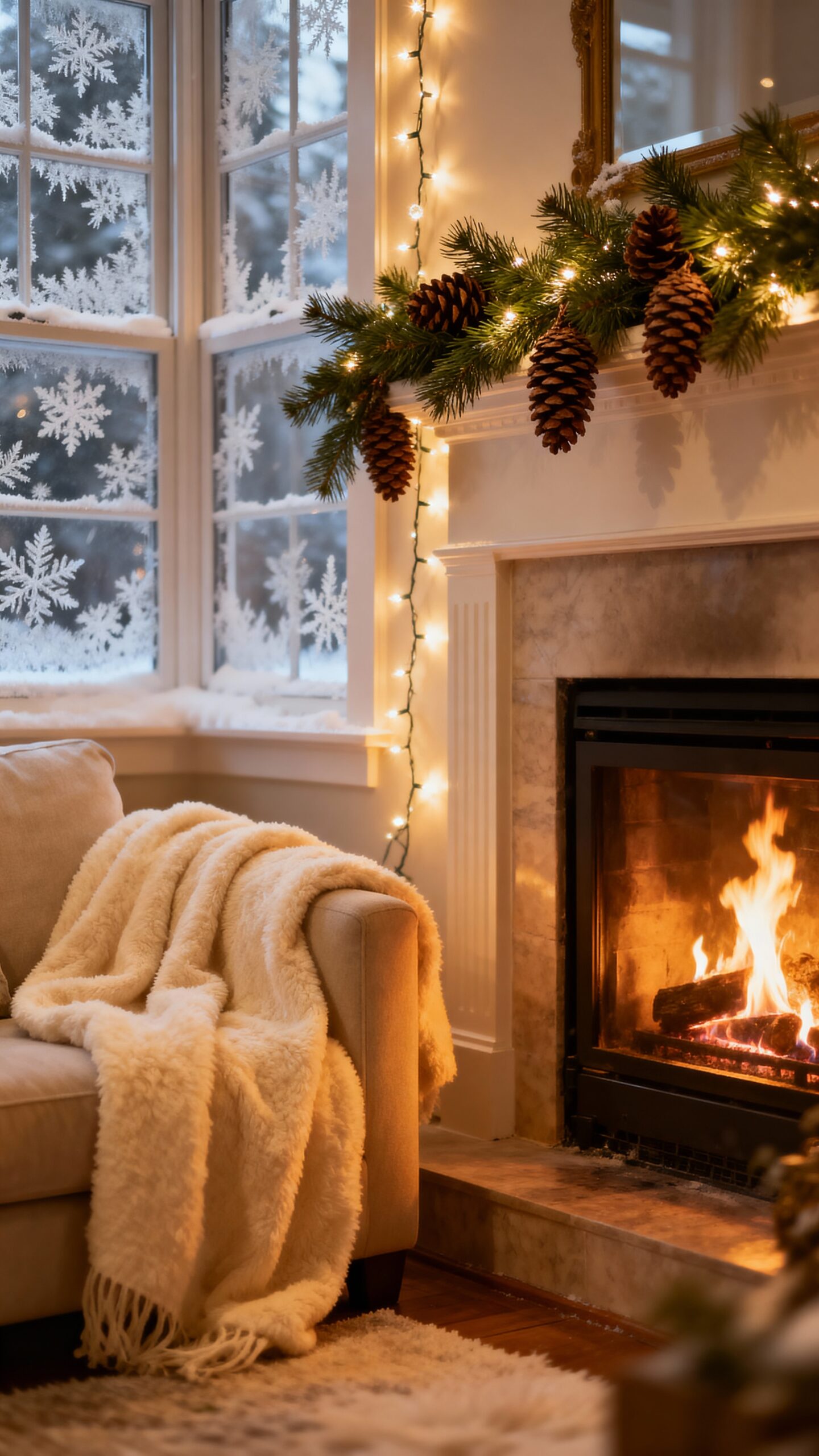 cozy winter living room decor