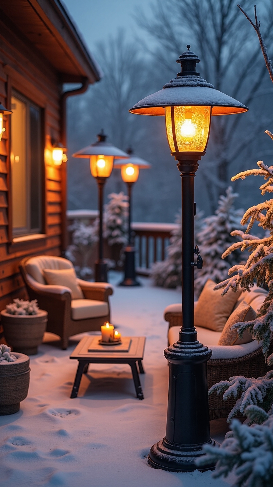 cozy winter outdoor entertaining spaces