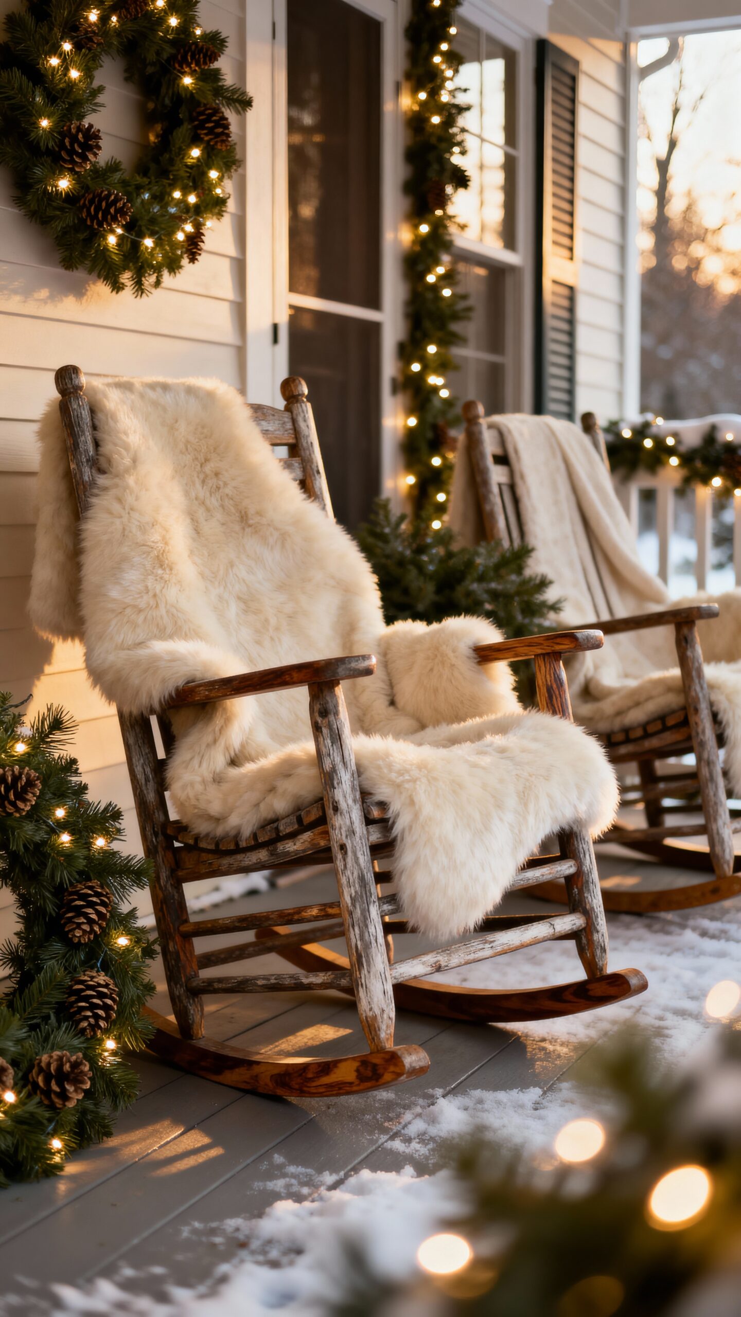 cozy winter porch seating retreats