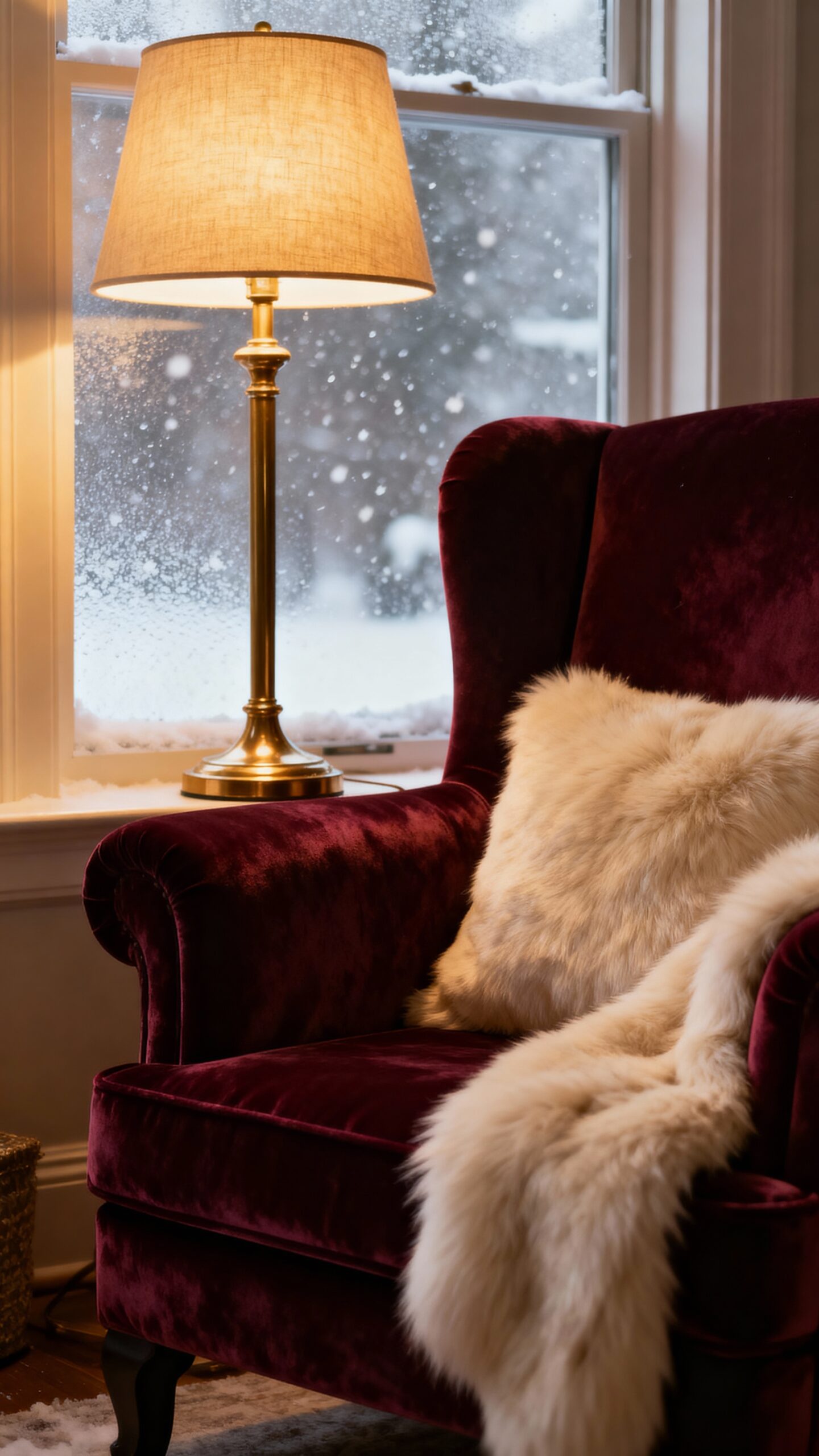 cozy winter reading retreat sanctuary