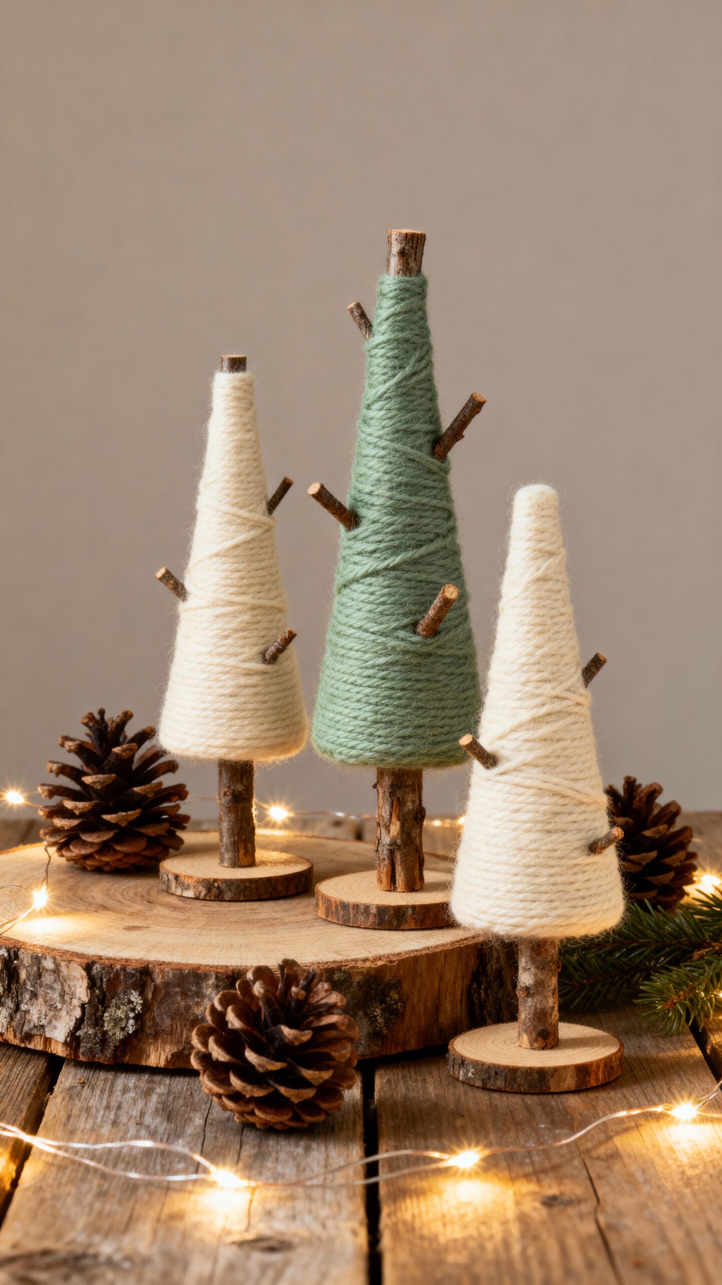 cozy winter twig tree craft