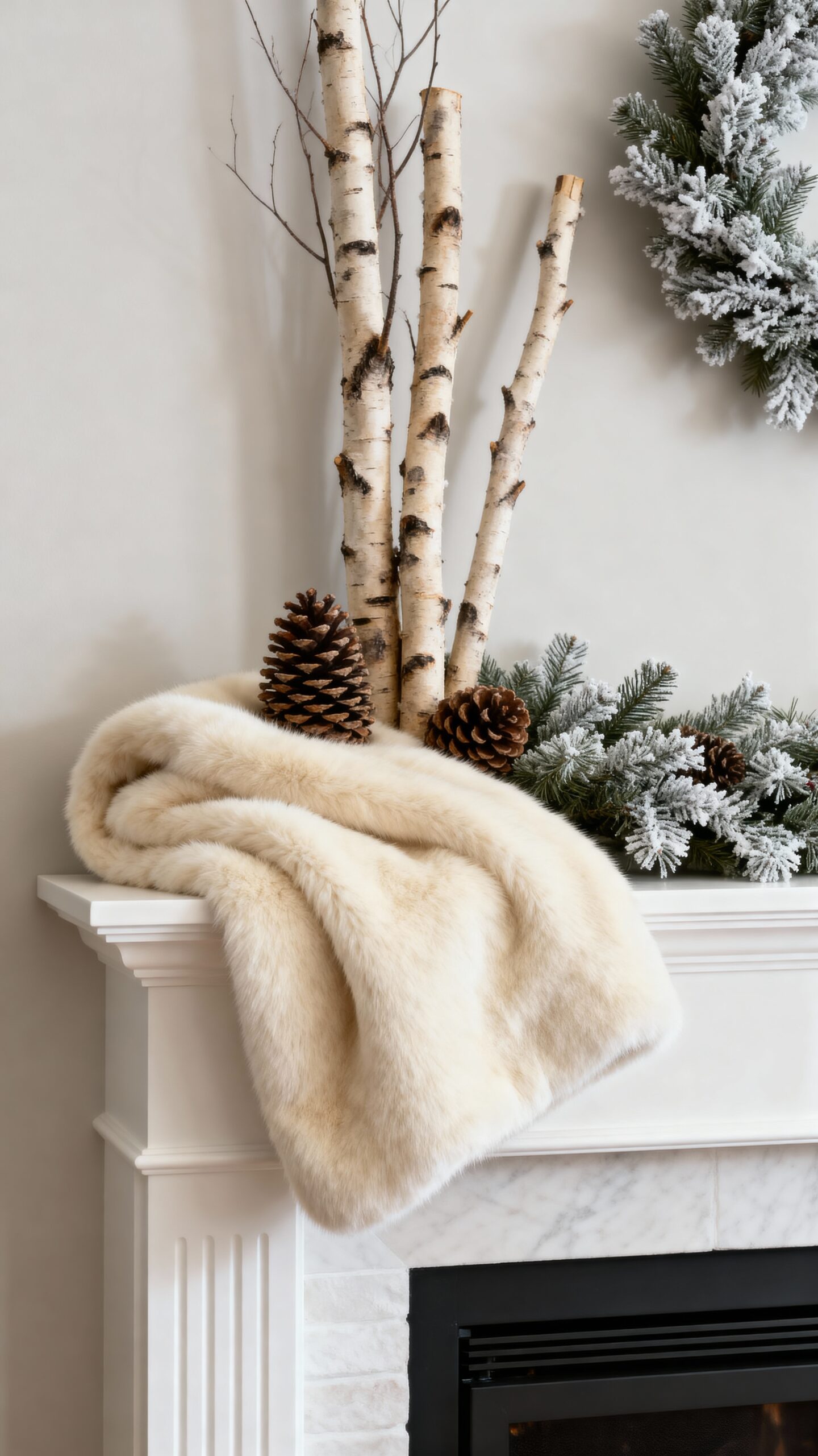 cozy woodland mantle elegance