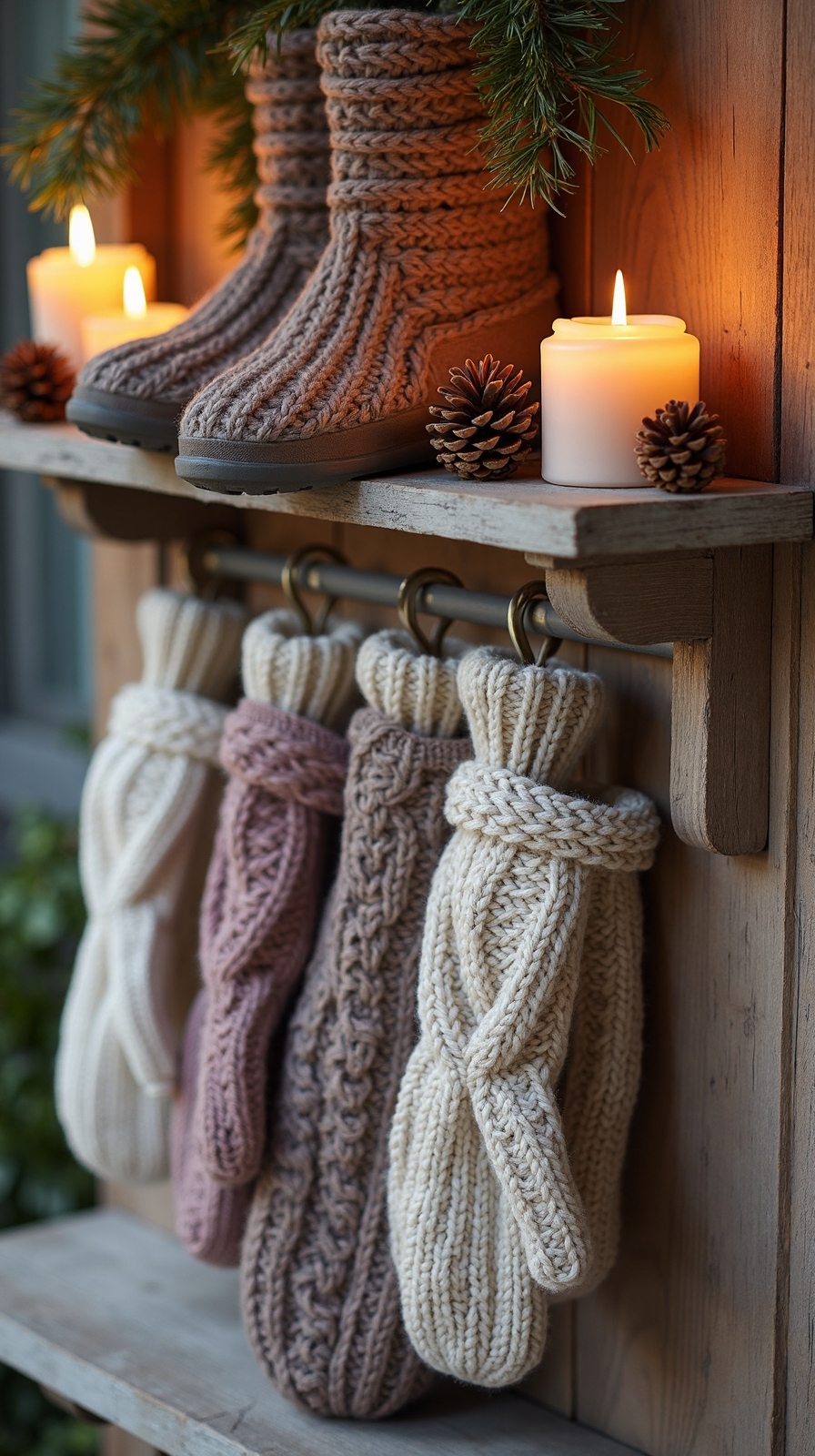 cozy wool seasonal home decor