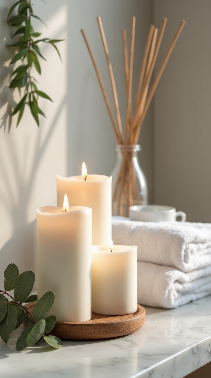 create serene spa like ambiance