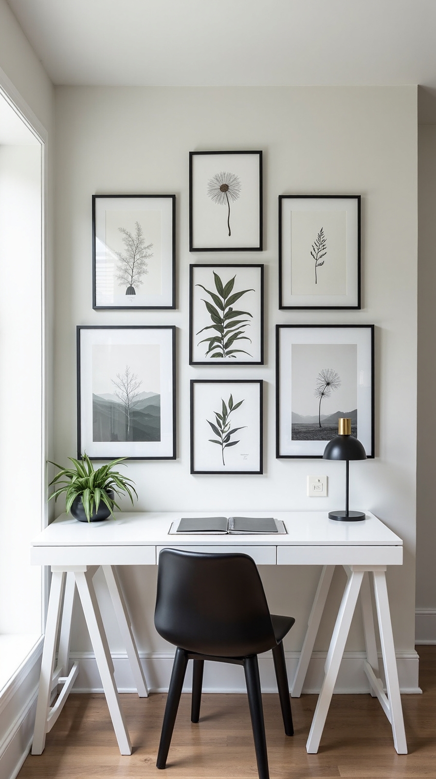 curated budget friendly inspirational gallery wall