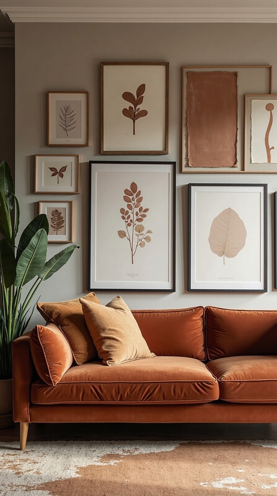 curated gallery wall art sophistication