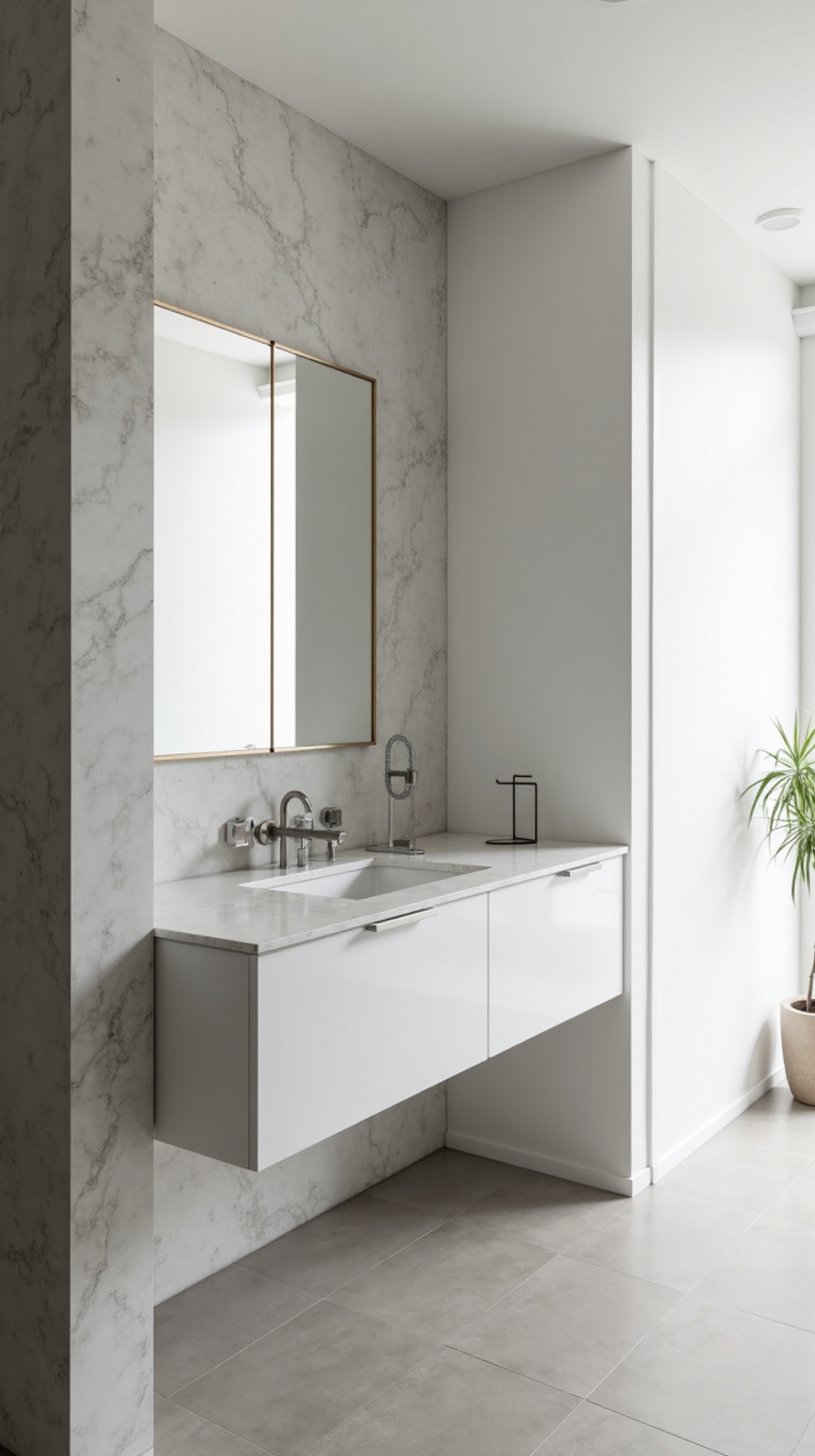 custom fitted vanities maximize storage