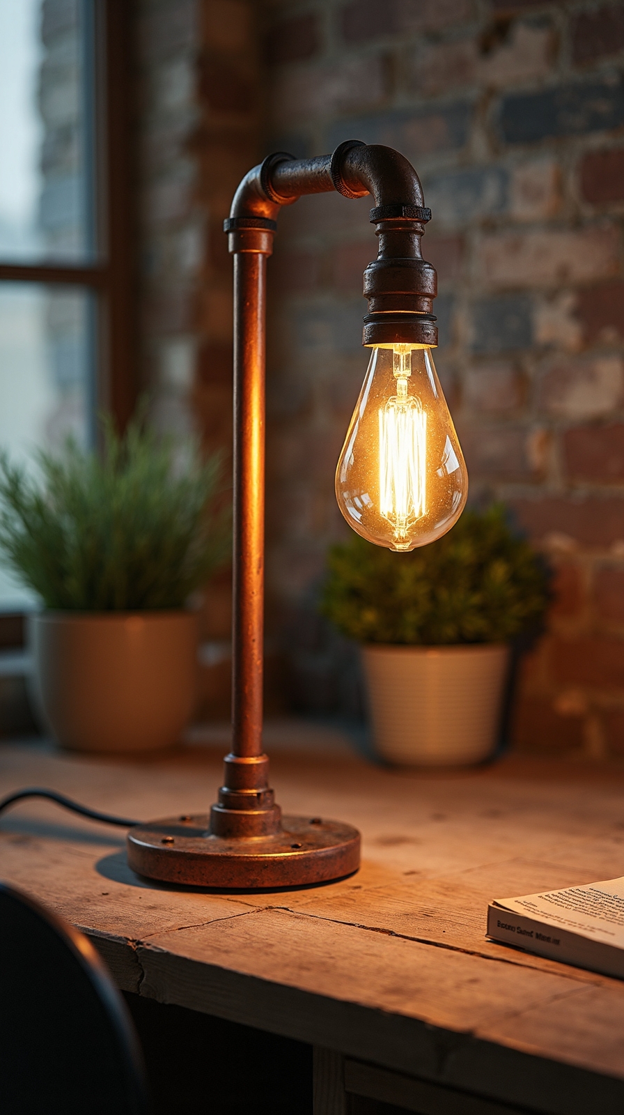 customizable industrial desk lighting solution