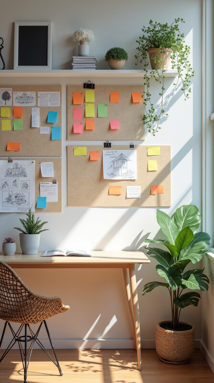 customizable modular vision board system