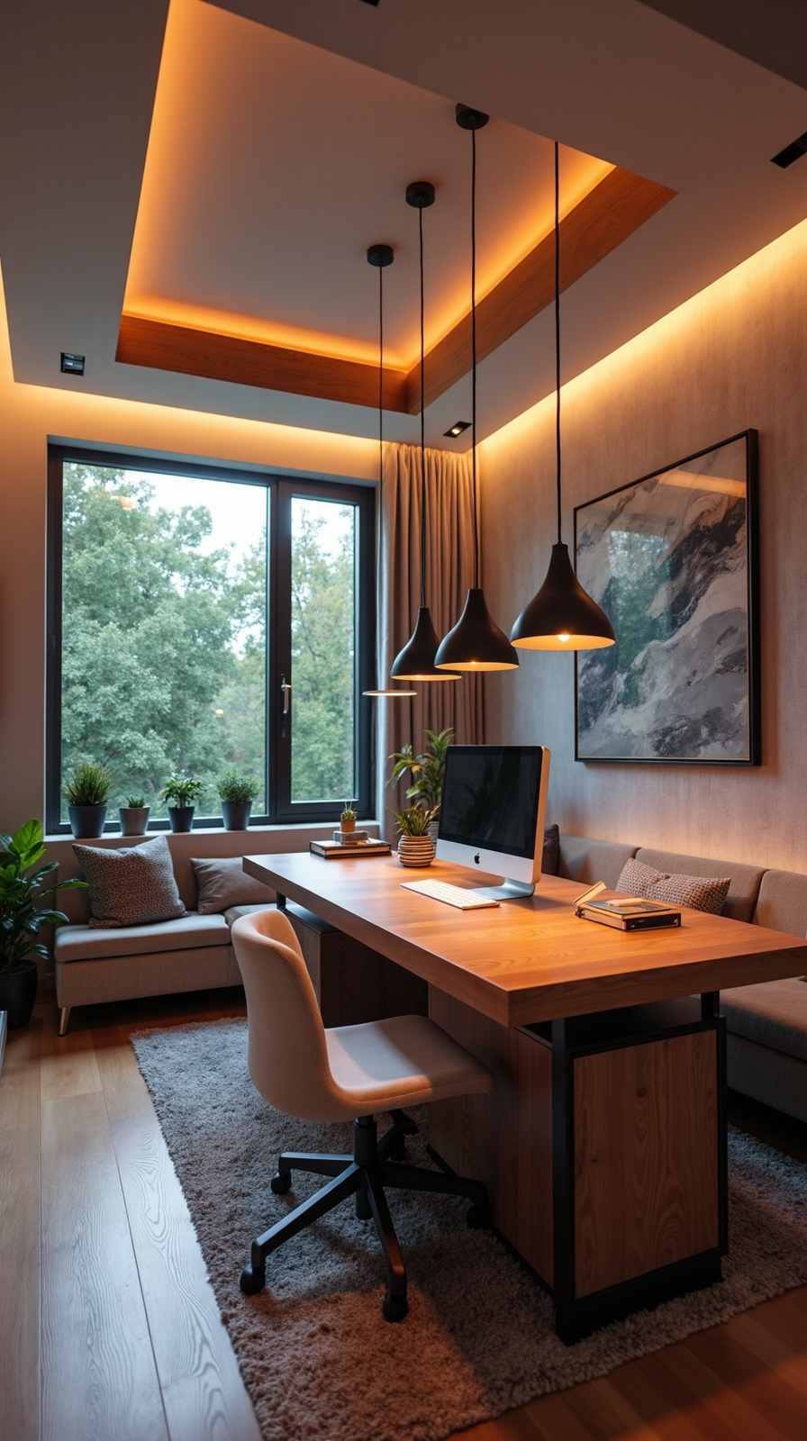 customizable smart office lighting ambiance