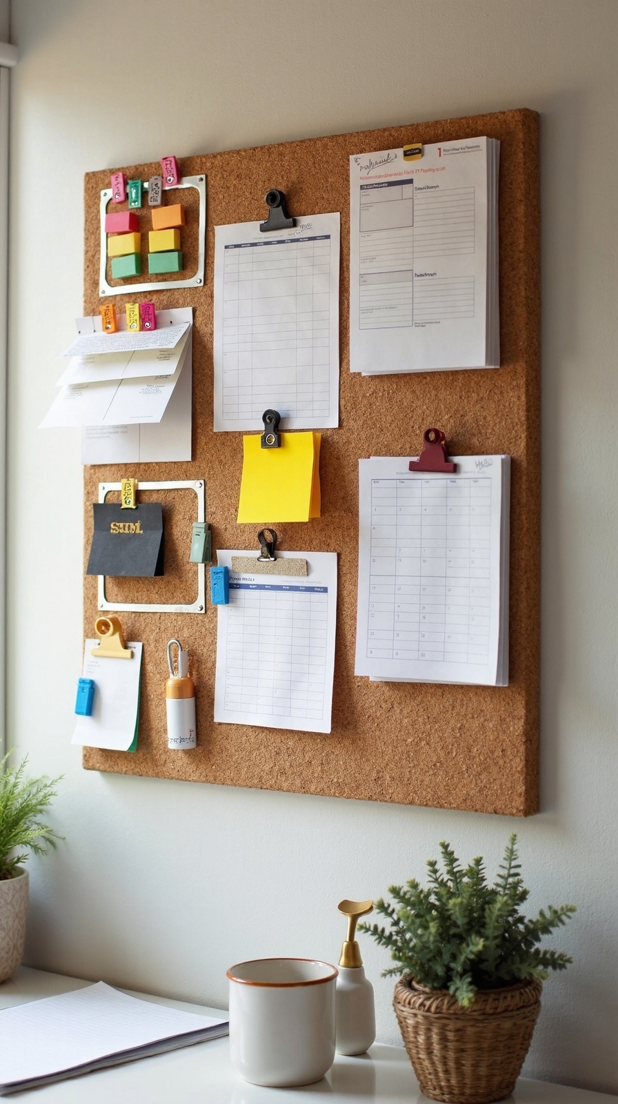 customizable wall mounted memo board