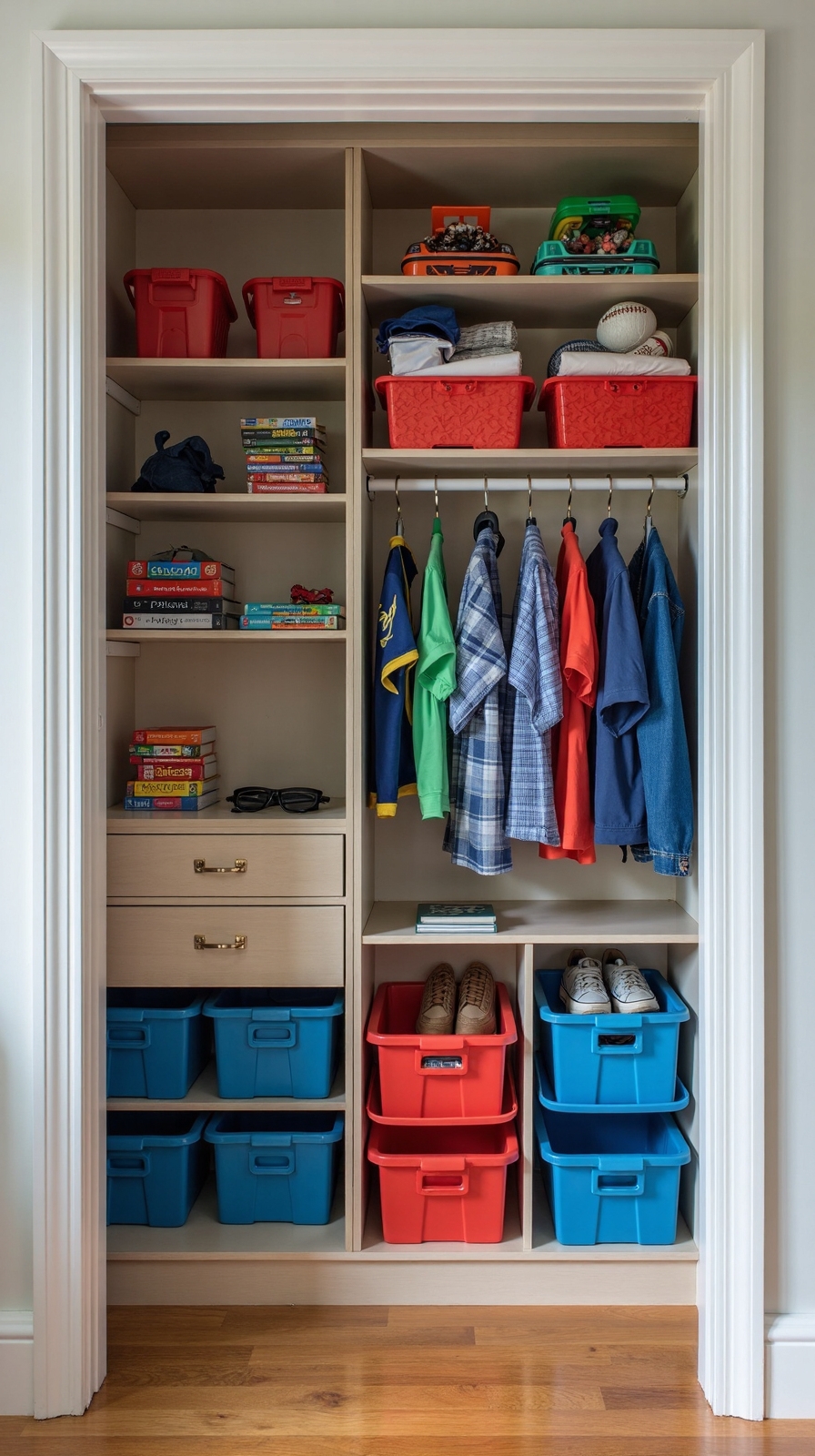 customized versatile closet organization system