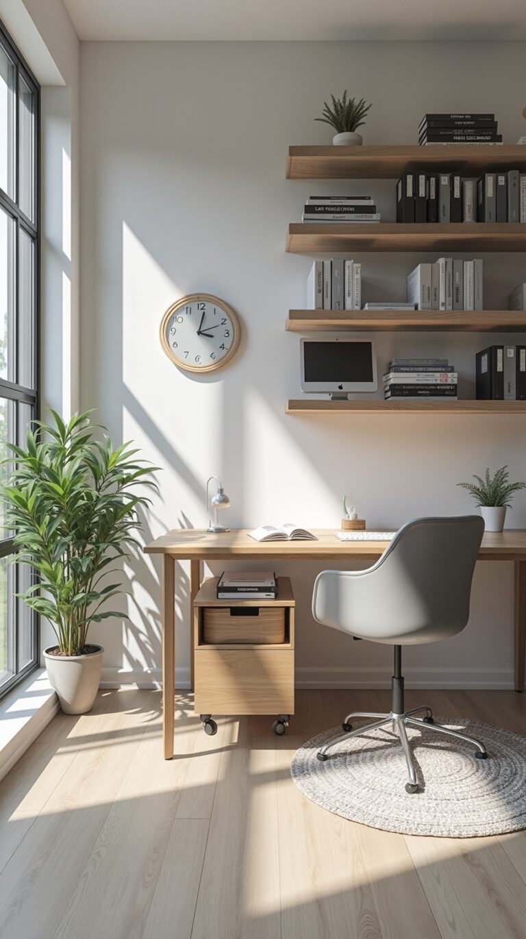 declutter home office with organization