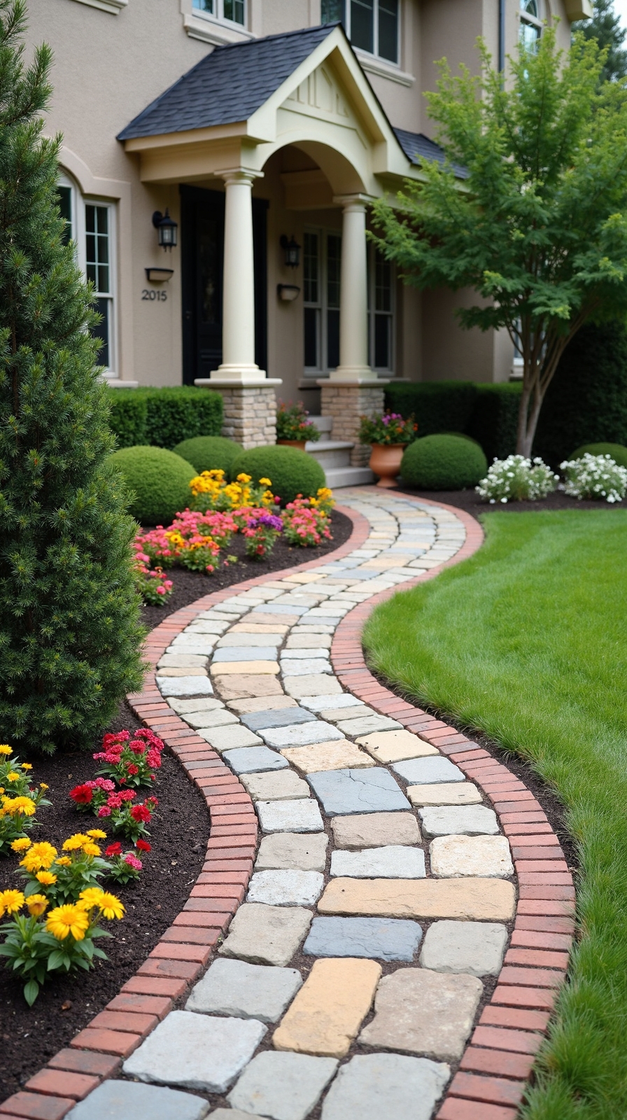 decorative stylish durable pathway materials