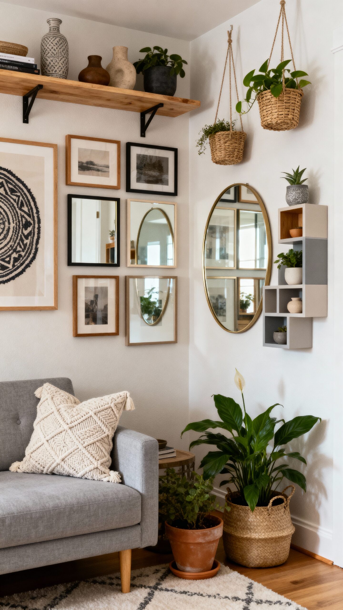 decorative wall ideas for small spaces