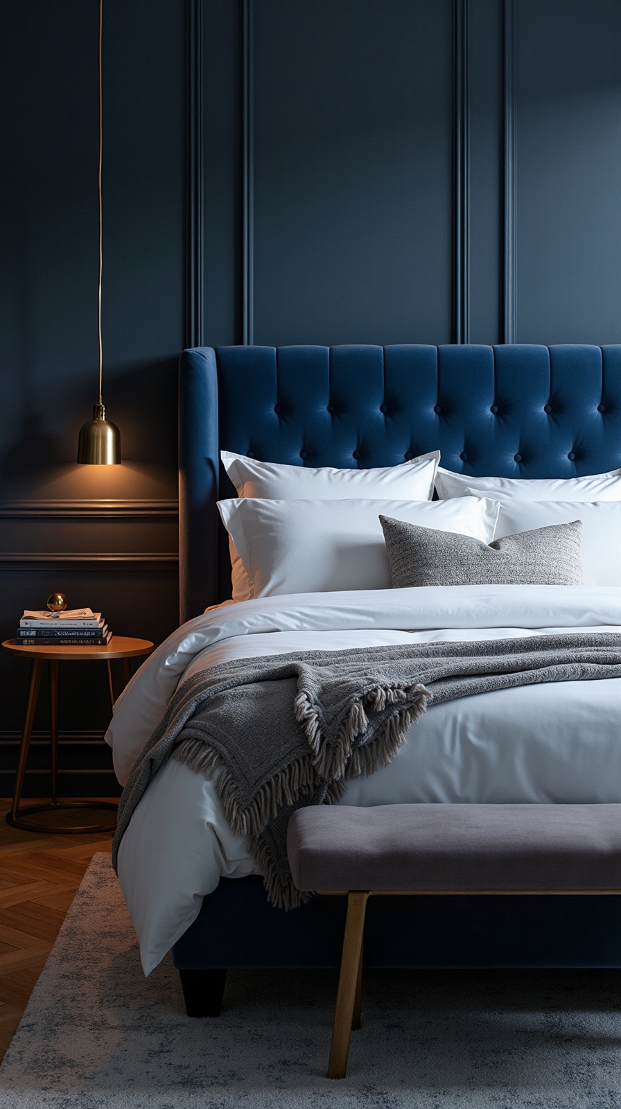 deep dramatic bedroom inspiration