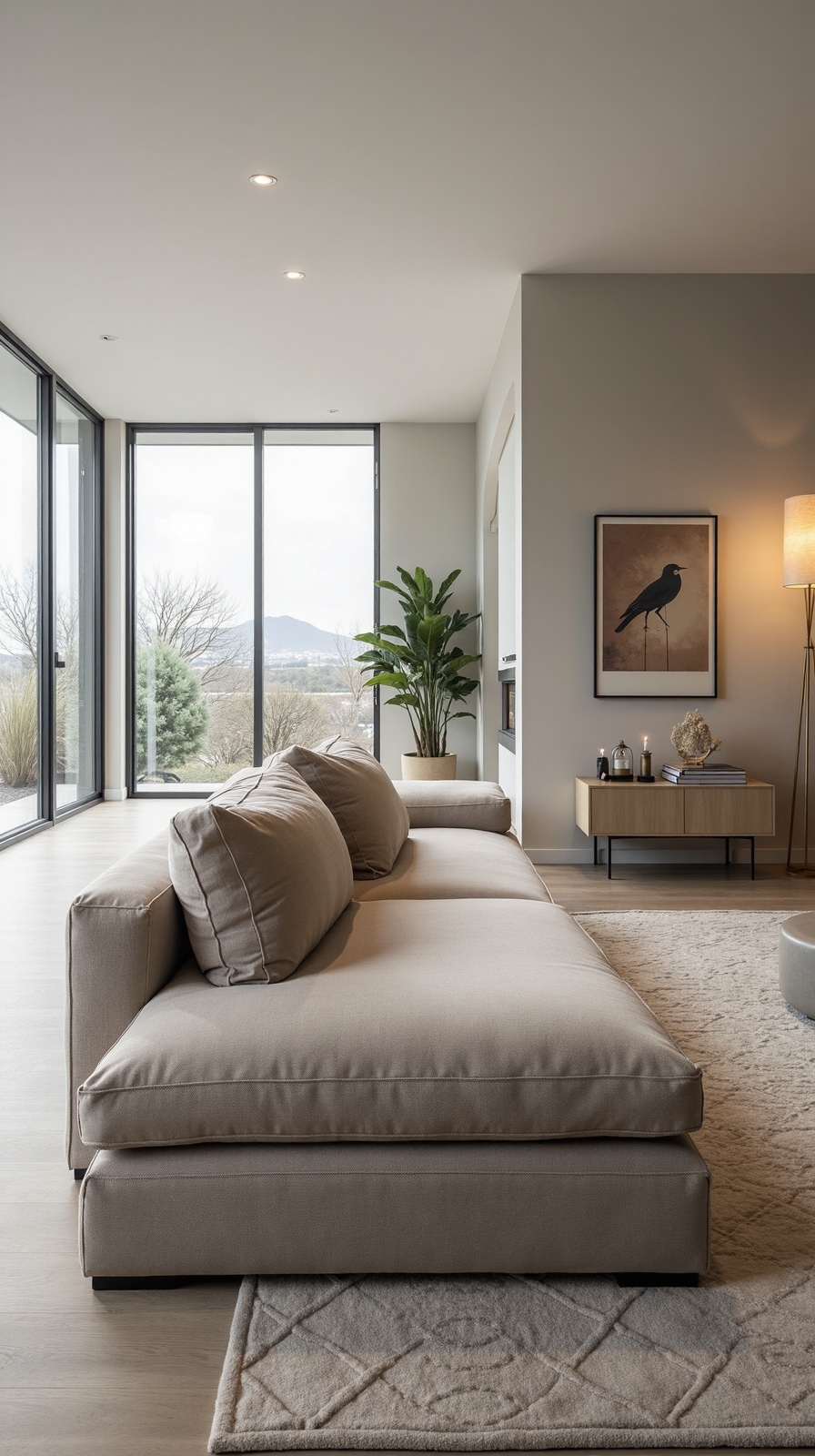 define zones with couch placement