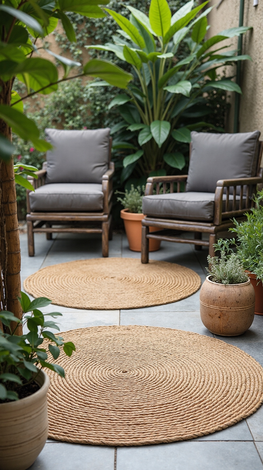 defining outdoor spaces organically