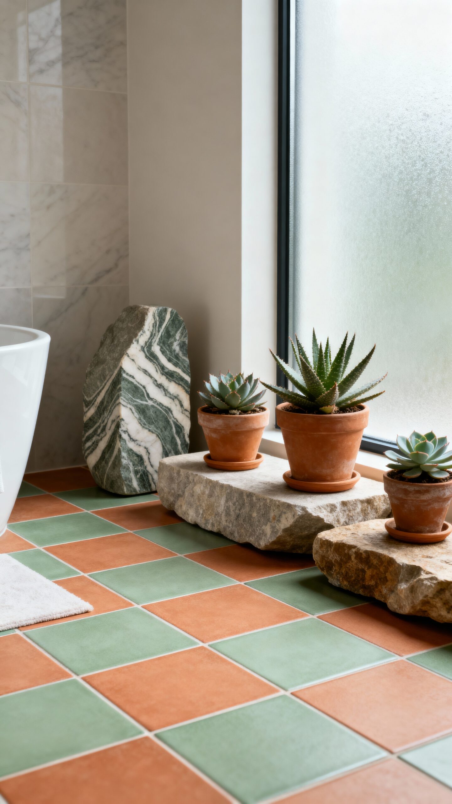 desert inspired oasis with earthy charm