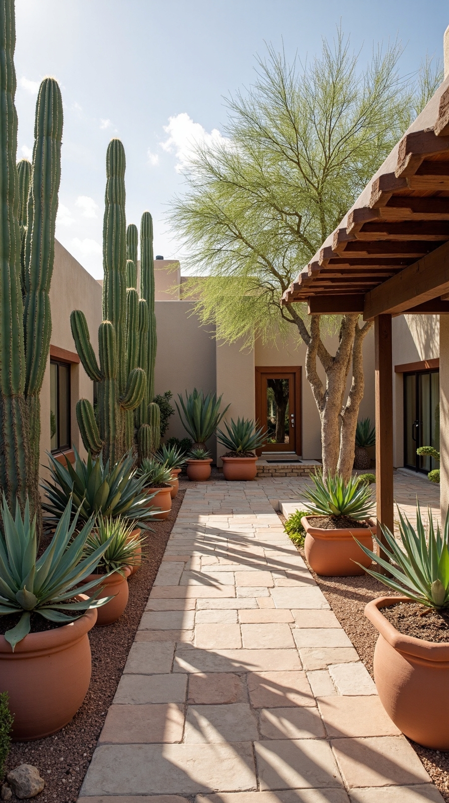 desert sanctuary with native cacti