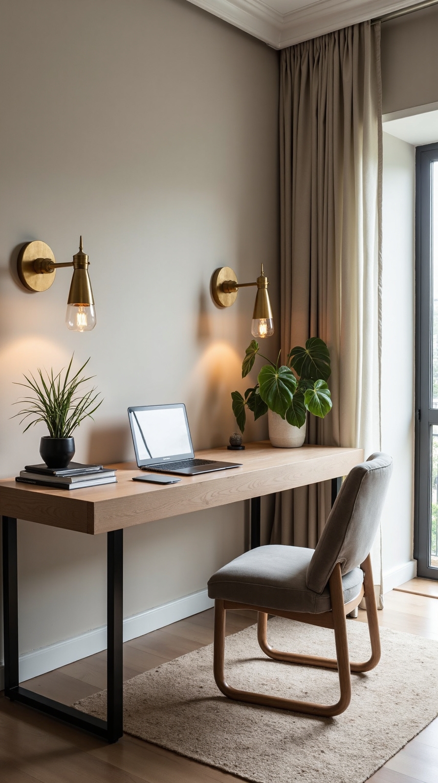 desk space saving wall mounted lighting solutions