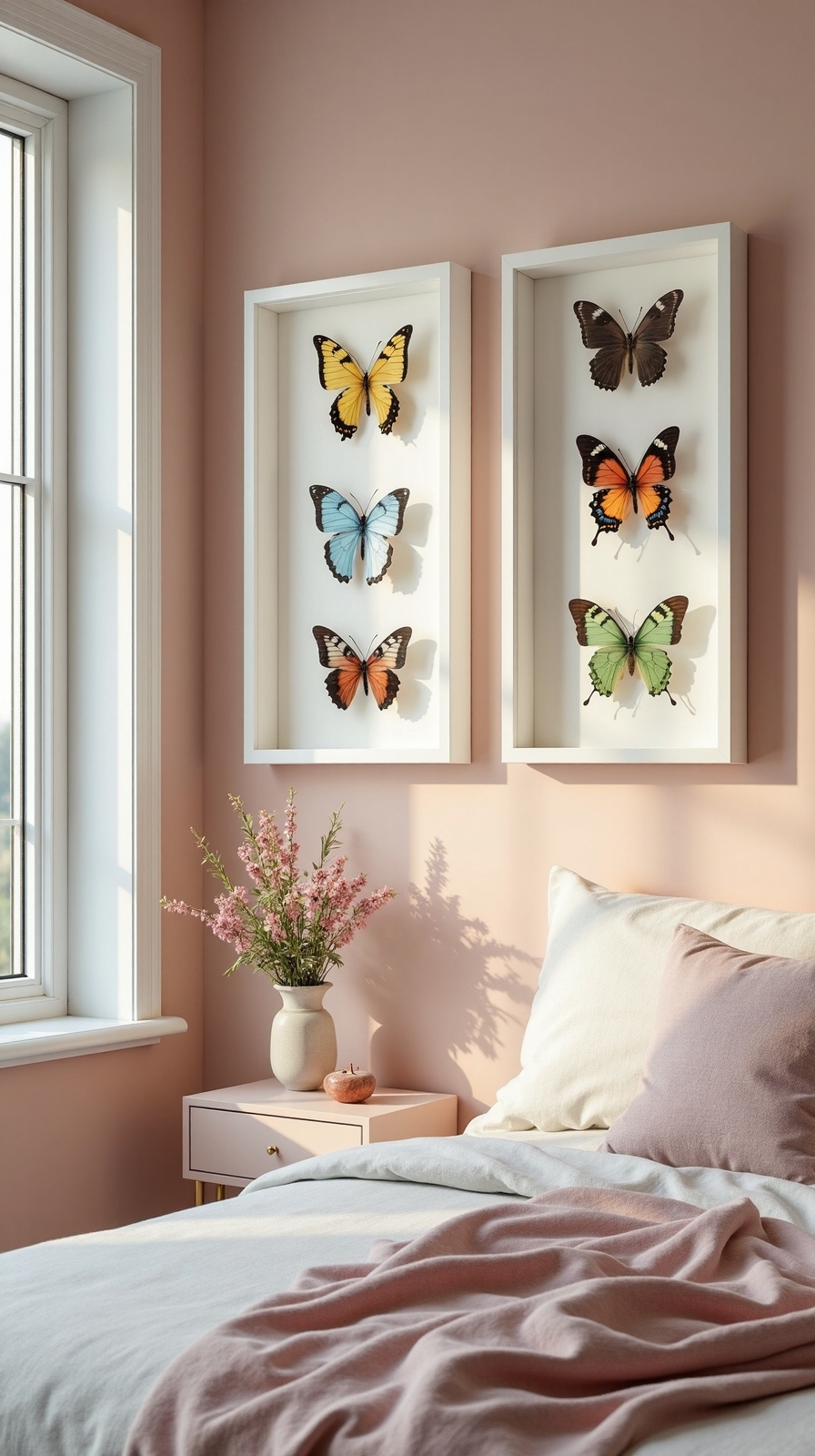 dimensional butterfly shadow box dioramas